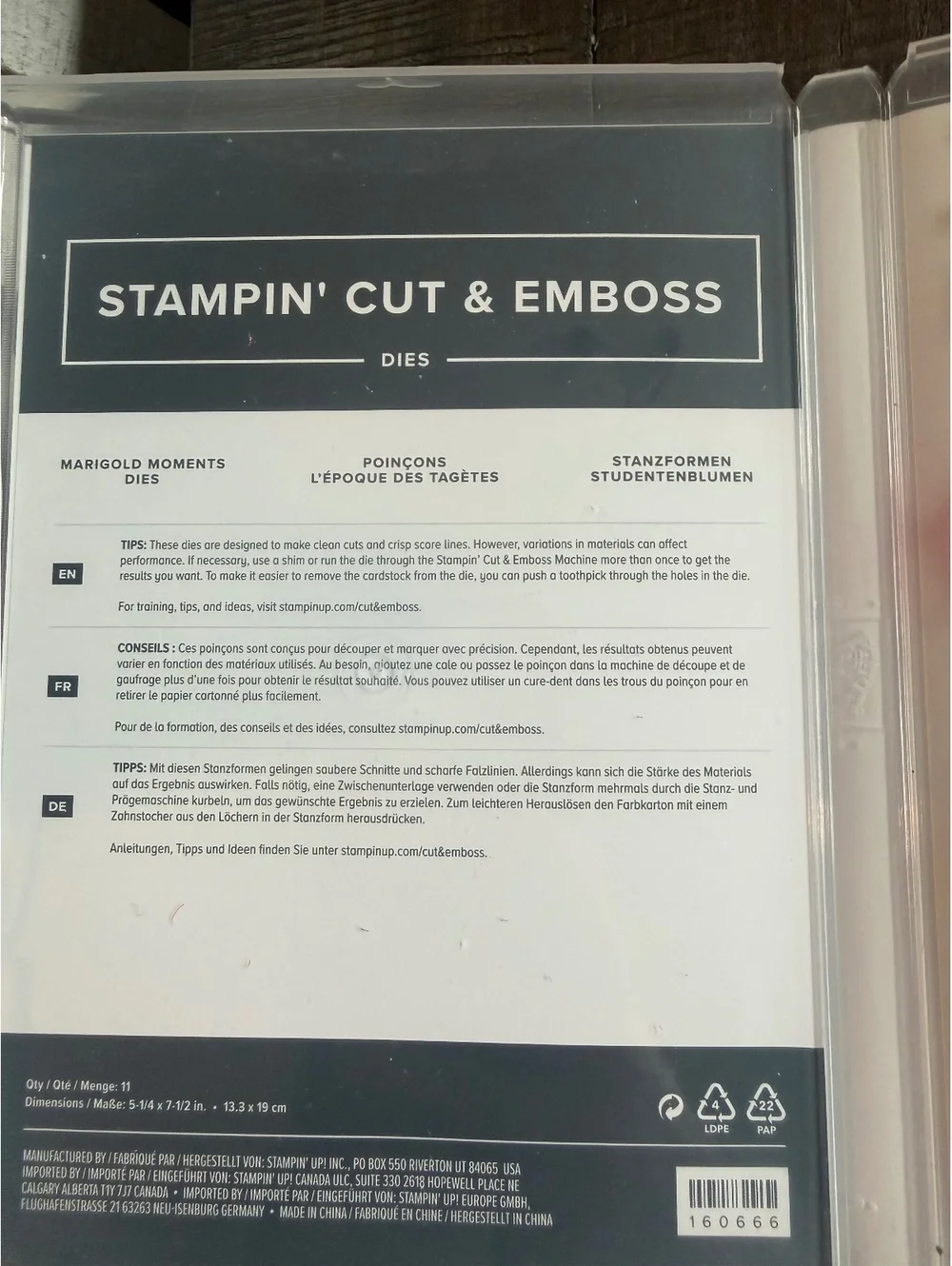 Stampin’ Up Marigold Moments stamp set and Marigold Moments Dies die cut set